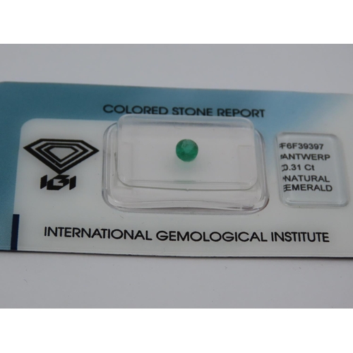 248 - Six Various Rubies and Emeralds with International Gemmological Institute Certificates Encapsulated