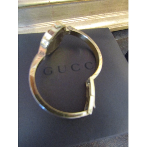 468 - Gucci Designer Ladies Wristwatch Attractive Form Contained within Original Presentation Box and Case... 