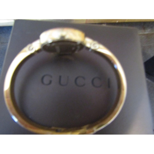 468 - Gucci Designer Ladies Wristwatch Attractive Form Contained within Original Presentation Box and Case... 