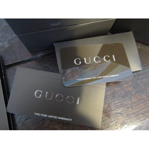 468 - Gucci Designer Ladies Wristwatch Attractive Form Contained within Original Presentation Box and Case... 