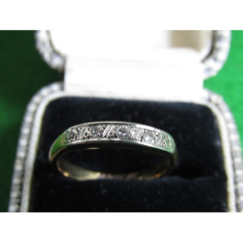 483 - 18 Carat Yellow Gold and Platinum Set Diamond Ring Circa 1950