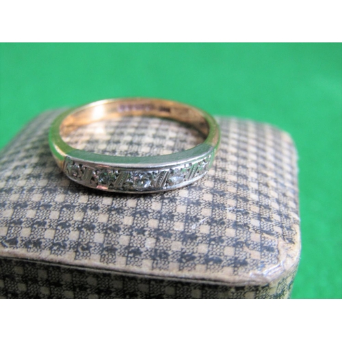 483 - 18 Carat Yellow Gold and Platinum Set Diamond Ring Circa 1950