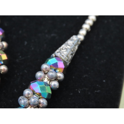 56 - Isabella Ladies Necklace and Bracelet Modernist Form