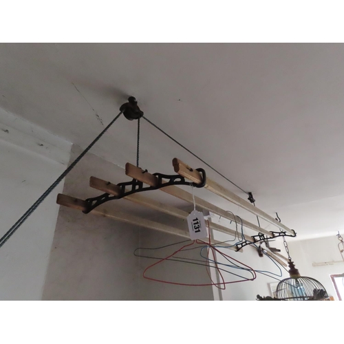 1131 - Pully Mounted Airer Approximately 46 Inches Long