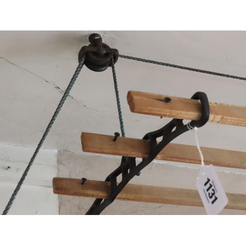 1131 - Pully Mounted Airer Approximately 46 Inches Long