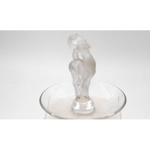 1080 - Lalique Crystal Pin Rest Central Figural Decoration