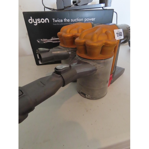 1140 - Dyson Handheld Vacuum Cleaner with Original Box and Another of the Same for Parts