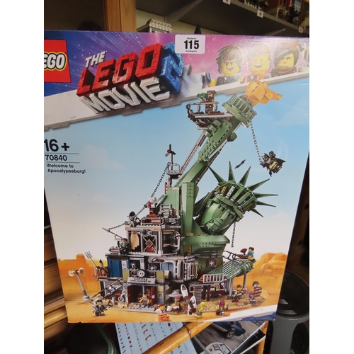 115 - Lego Set 70840 The Lego Movie 2 Welcome to Apocalypseburg in Box