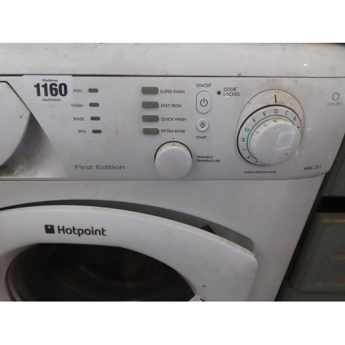 1160 - Hotpoint Washing Machine