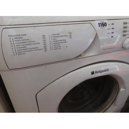 1160 - Hotpoint Washing Machine