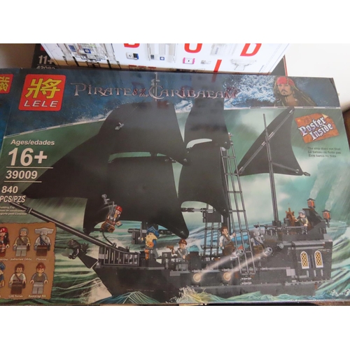 1177 - Lele Set 39009 Pirates of the Caribbean Unconstructed Contained in Original Box