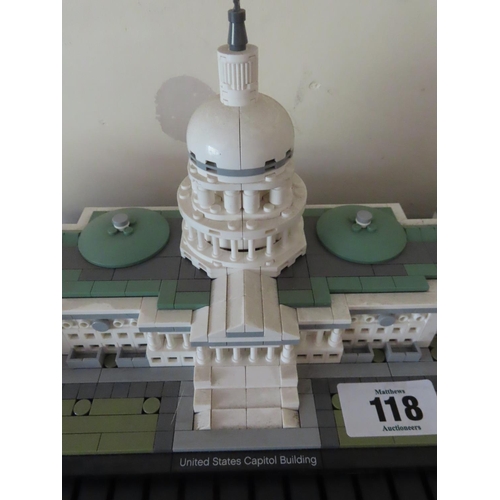 118 - Lego Set United States Capitol Building 17 Inches Wide