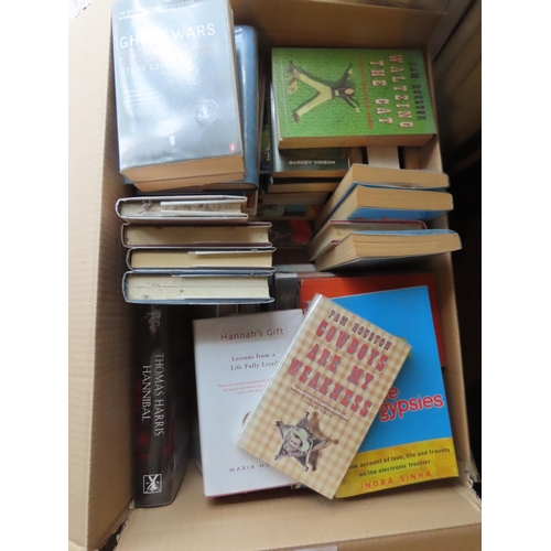 1181 - Large Box Containing Books of Fiction