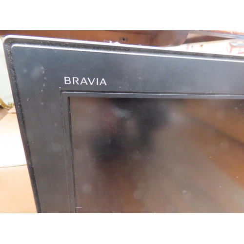 1210 - Sony Bravia Flat Screen TV 32 Inch Screen