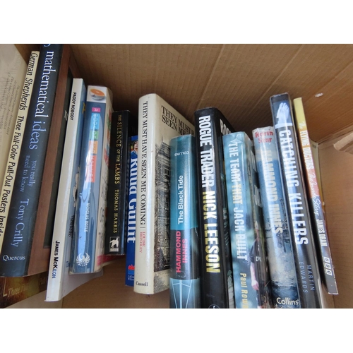 1330 - Mix Box of Books to Include Fiction and Non Fiction As Photographed