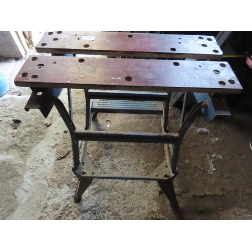 1396 - Metal Framed Work Station 24 Inches Wide x 30 Inches Tall