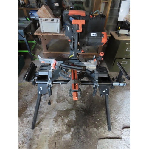 1398 - Evolution Saw on Stand 53 Inches Tall with Dust Gatherer