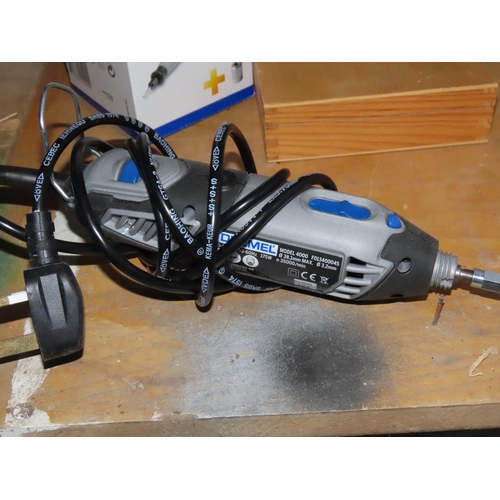 1414 - Small Quantity of Power Tools Including Dremel 4000 and Accessories