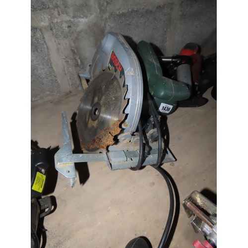 1436 - Bosch PKS6 Saw Together with Spare Blade