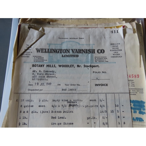 1490 - Quantity of Vintage Ephemera Contained within Box