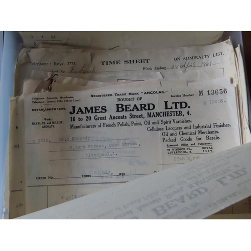 1490 - Quantity of Vintage Ephemera Contained within Box