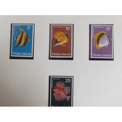 1712 - Stamps from Different Countries Depicting Marine Life Including Turtles, Fish, Snakes Unused, Mint C... 