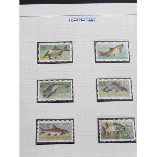 1713 - Stamps from Around the World Depicting Marine Life Including the Antarctic and East Germany Unused, ... 