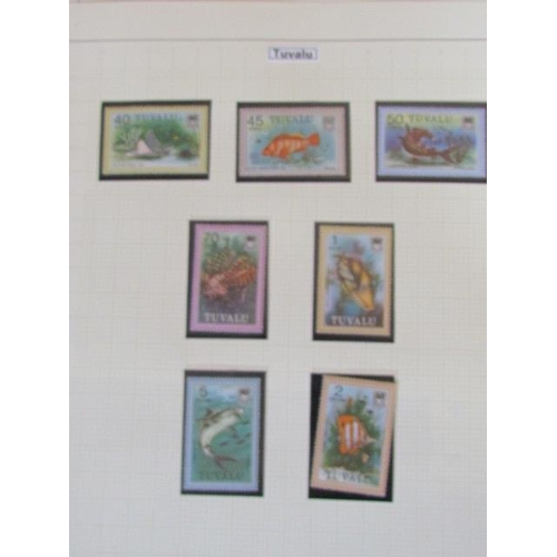 1715 - Stamps from Around the World Depicting Marine Life Also Landscape from Uganda and Tuvalu Unused, Min... 