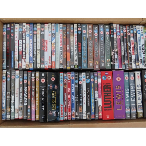 173 - Two Large Boxes of DVDs As Photographed