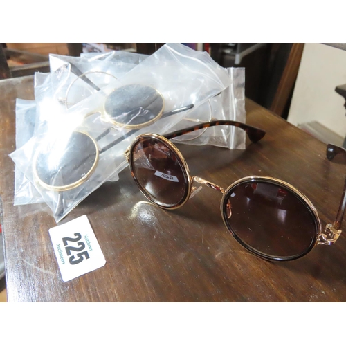 225 - Small Box of as New Steam Punk Type Glasses and Sunglasses