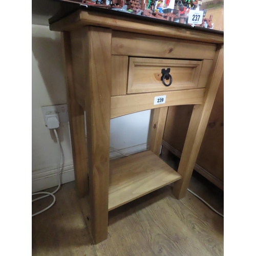 239 - Matching Single Drawer Side Unit 21 Inches Wide x 29 Inches Tall