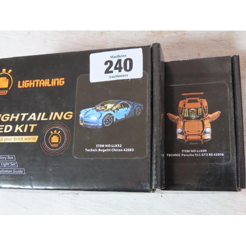 Lightailing LED Kit Item LLK52 for Technic Bugatti Chiron and Item