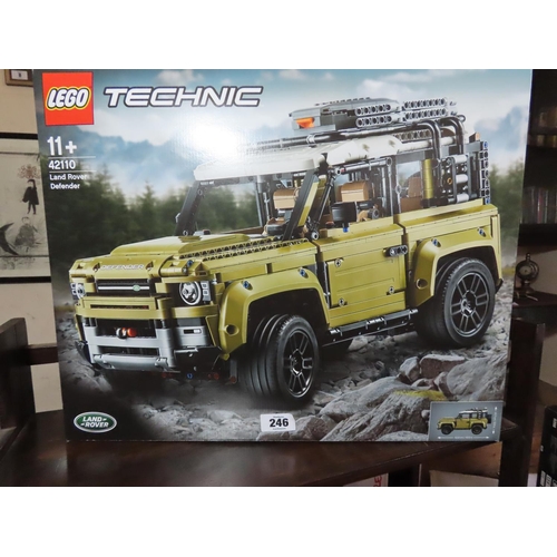 246 - Lego Technic Set 42110 Land Rover Defender as New Unconstructed in Box Unopened