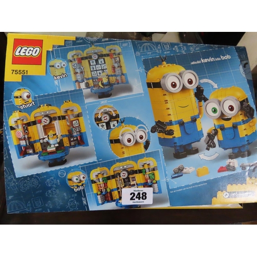 248 - Lego Set 75551 Minions Constructed and Contained in Original Box