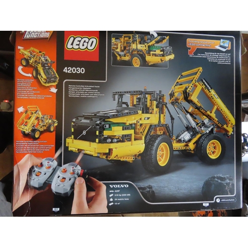 305 - Lego Technic Volvo Set 42030 Constructed of Approximately 22 Inches Long Original Box and Manuals Pr... 