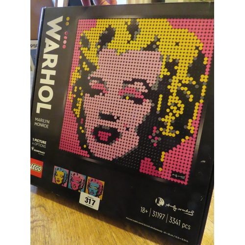 317 - Lego Set 31197 Warhol Marilyn Monroe New in Box Unopened