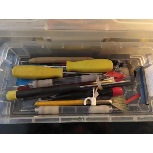 479 - Two Boxes of Tools to Include Precision Screwdrivers, Pliers, Snips etc.