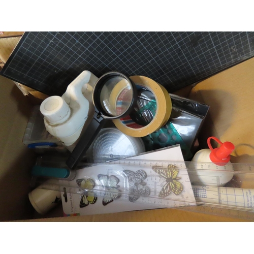 481 - Another Box Containing Arts and Stationary