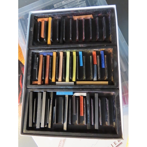 483 - Quantity of Artist Materials Including Markers, Pastels etc.