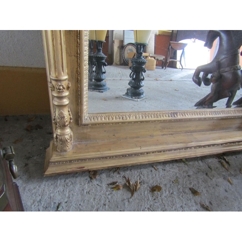 562 - Matching Very Large Carved Giltwood Wall Mirror or Overmantle Approximately 9ft 6 Inches High Attrac... 