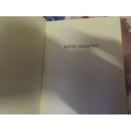 641 - 18 Portraits by David Hockney and Small Quantity of Other Exhibition Catalogues etc. by Hockney