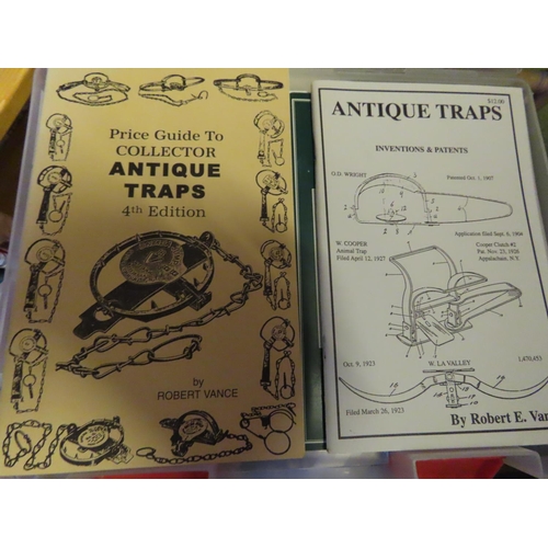 642 - Collection of Catalogues and Magazines Related to Antique Traps and Collectors Contained in Two File... 