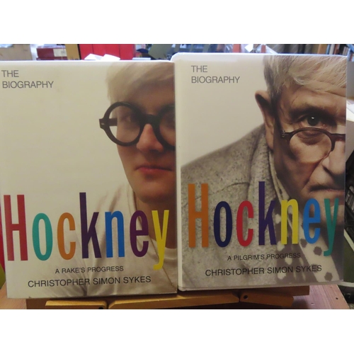 659 - Hockney A Pilgrim's Progress Together with Hockney A Rake's Progress by Christopher Simon Sykes Two ... 