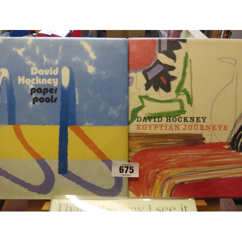 675 - Paper Pools, Egyptian Journeys and One Other by David Hockney