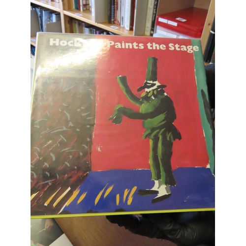 687 - Hockney Paints the Stage and Martin Friedman and Two Other Volumes