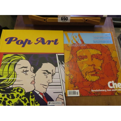 690 - Pop Art by Linda Bolton and Two Other Volumes on Pop Art and One Other