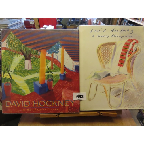 693 - A Drawing Retrospective and A Retrospective by David Hockney