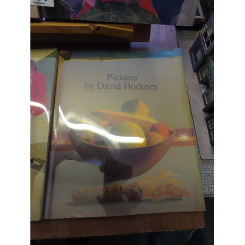 694 - David Hockney Photographs and Three Other Volumes