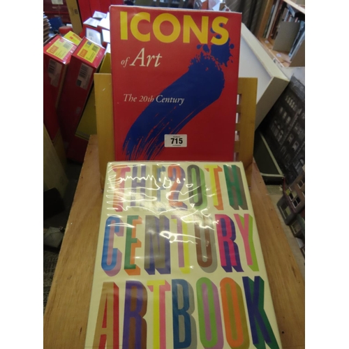 715 - Icons of Art, The 20th Century and The 20th Century Artbook