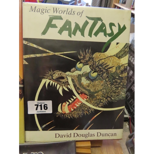 716 - Magic Words of Fantasy by David Douglas Duncan and Two Other Fantasy Related